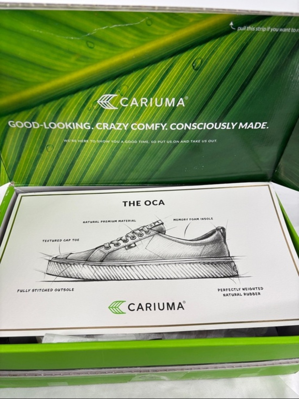 Cariuma The Oca Rose canvas pace up Sneakers memory foam shoes